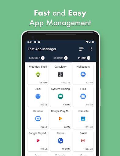 Fast App Manager screenshot 1