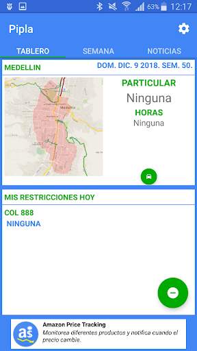 Pipla World - Number Coding Scheme, Pico y Placa screenshot 1