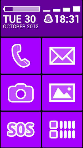 BL Violet Theme screenshot 1