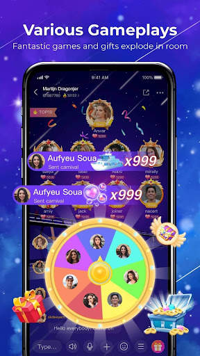 Cue Pro - Group voice chat, Clubhouse, Ludo, Games screenshot 2