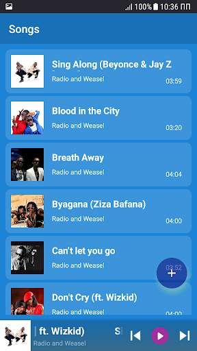 Radio and Weasel songs offline screenshot 2