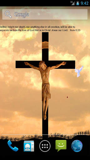 jesus on cross LWP free screenshot 2