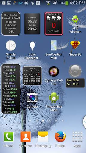 Moon Widget and Calendar screenshot 3