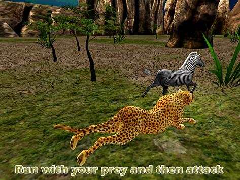 Angry Cheetah Attack Sim 3D screenshot 9