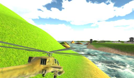 Fly Helicopter Flight Sim 3D screenshot 2