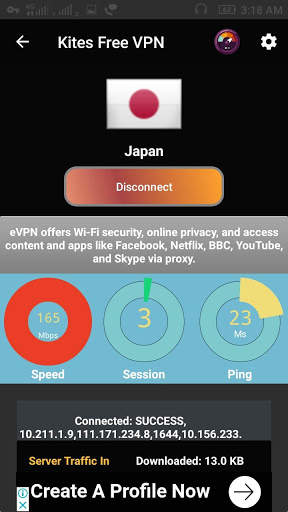 Kites Free VPN-2019 screenshot 4