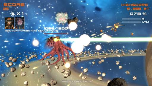 Quantum Revenge Lite - Mecha Robot Space Shooter screenshot 1