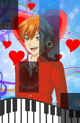 Piano Anime Manga Tiles Cartoon screenshot 3