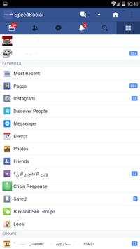 SpeedSocial for Facebook скриншот 5
