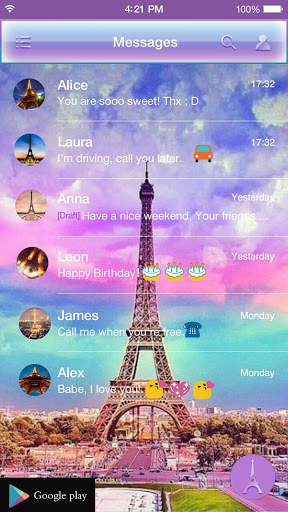 Rainbow Eiffel Tower - Emoji Keyboard screenshot 5
