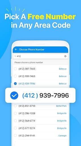 2nd Phone Number: Text & Call 1 تصوير الشاشة