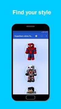 Superhero skins for Minecraft MCPE screenshot 1