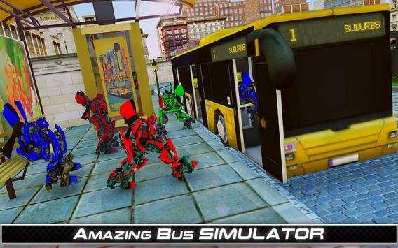 Robot Bus game - Robot Passenger Bus Simulator screenshot 6