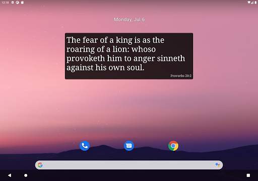 Daily Bible Verse Widget (Offline KJV) screenshot 5