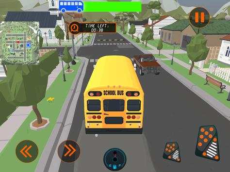 City Coach Bus Driving Simulator - School Bus Game screenshot 6