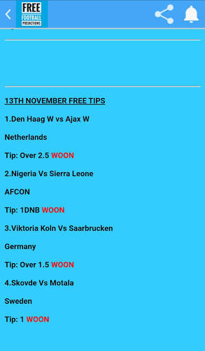 Football Predictions: Free Daily Betting Suretips. screenshot 6