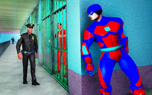 Superhero Robot Prison Escape screenshot 1