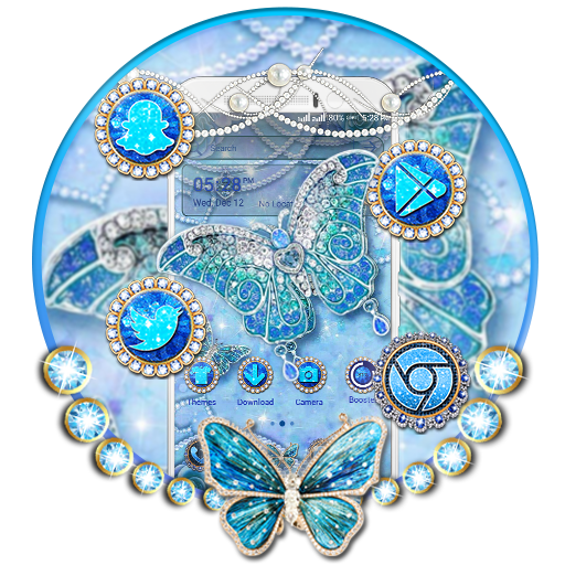 Diamond Butterfly Launcher Theme icon