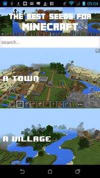 Seeds for Minecraft PE screenshot 1
