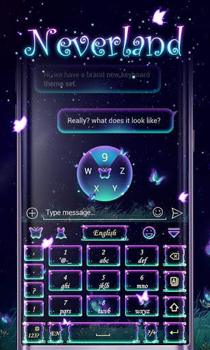 NeverLand GO Keyboard Theme screenshot 3