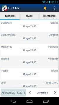 Livescore for Liga MX screenshot 2