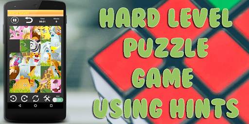 Sliding Puzzle Game: With Funny Animal Cartoon screenshot 5