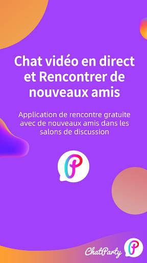 Chatparty- Chat vidéo et rencontrer des amis screenshot 1