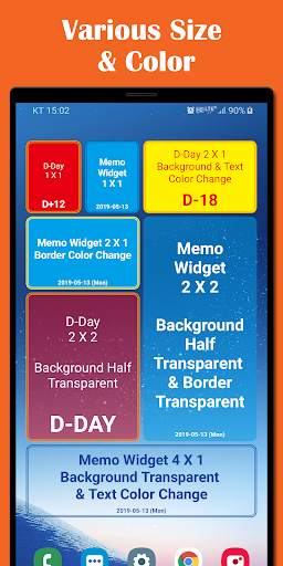 D-Day Counter & Memo Widget (free) screenshot 1