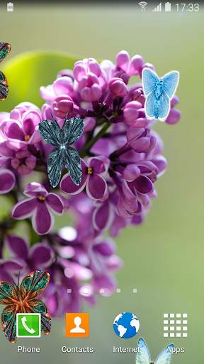 Lilac live wallpaper screenshot 3