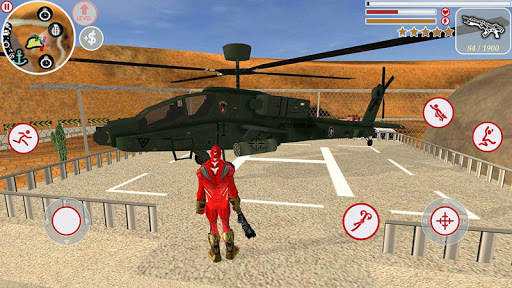 Super Iron Rope Hero - Fighting Gangstar Crime screenshot 1