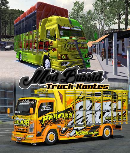Mod Bussid Truck Contest screenshot 1