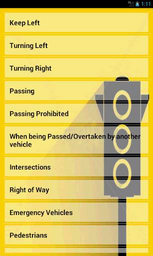 Rules and Sign For Driving screenshot 1
