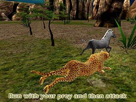 Angry Cheetah Attack Sim 3D screenshot 14