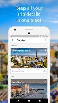 Google Trips screenshot 1