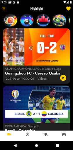 SocaSnap - All match highlights & live scores. screenshot 1