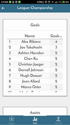Leaguer Lite screenshot 6