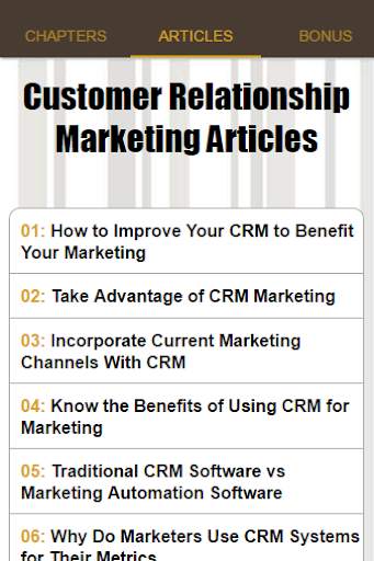 Customer Relationship Marketing 2 تصوير الشاشة