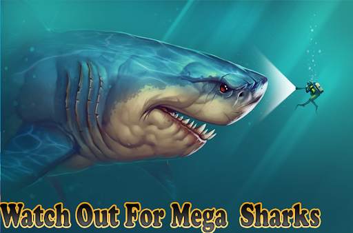 Mega Shark Hunting : Shark Games screenshot 2