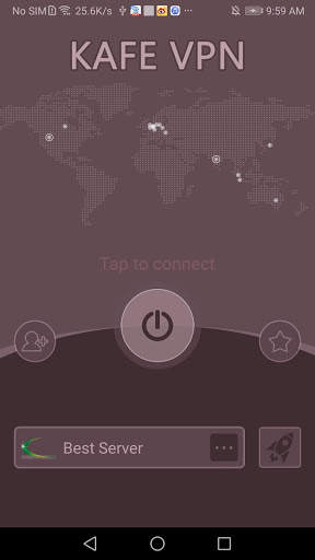 KAFE VPN - Free, Fast & Secure VPN स्क्रीनशॉट 2