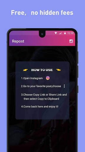 Repost Elf Pro - Repost & Download, Videostatus screenshot 2