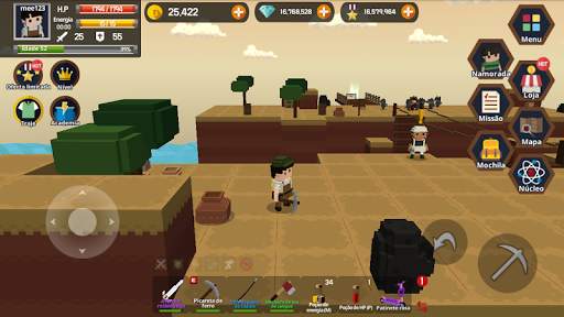Pocket World VIP: Ilha de Exploração screenshot 1
