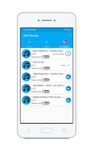 MP3 Download - Share Music with your Friends screenshot 1