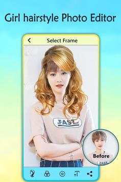 Girl Hair Style Photo Editor screenshot 2