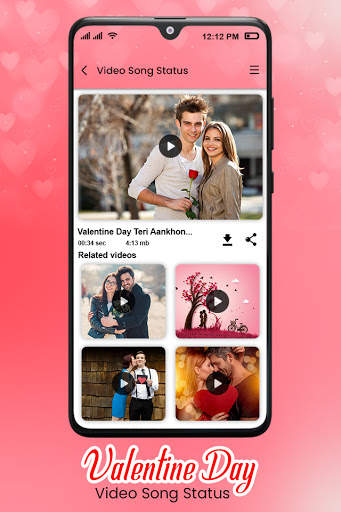 Happy Valentine Day Video Song Status 2021 screenshot 2