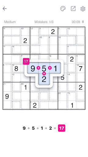 Killer Sudoku - Sudoku Puzzle screenshot 1
