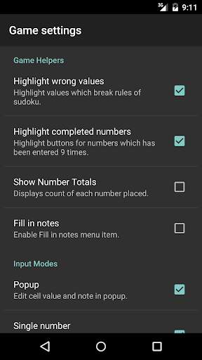 Open Sudoku screenshot 6