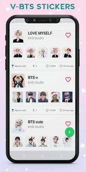 V Stickers for WhatsApp screenshot 1