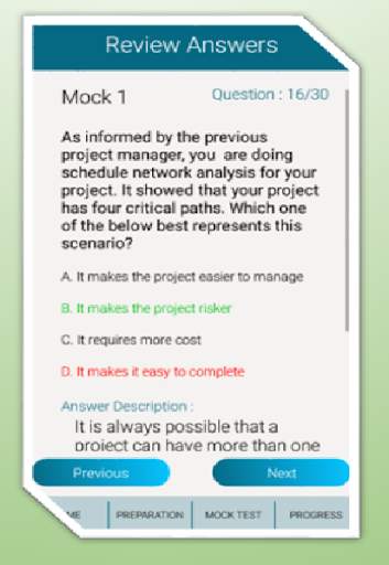 Free 5001 PMP Questions & Answers screenshot 5