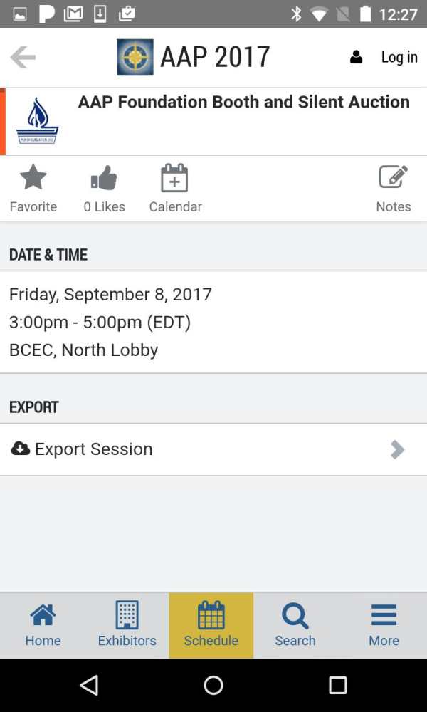 AAP 2017 Annual Meeting screenshot 5