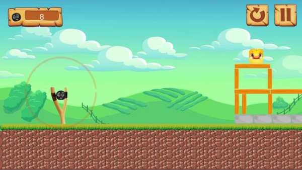 knocks down : slingshots free game screenshot 1